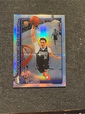 Topps Mavericks Holographic Basketball Card - Blue & Silver Accents